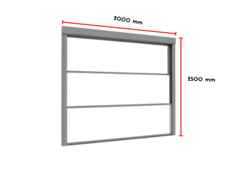 2000*2500 GİYOTİN CAM SİSTEMLERİ